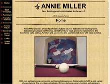 Tablet Screenshot of anniemiller.com